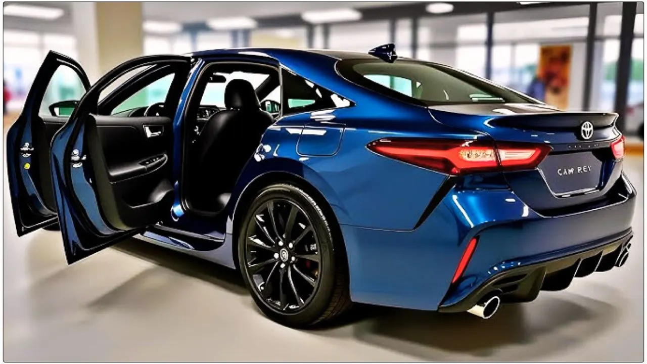 Toyota New Camry 2025 Launch Luxury Sedan With 360° Camera, Hybrid Efficiency & 180 kmh Speed